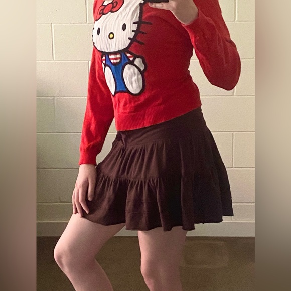 Sanrio brand hello kitty red sweater, women’s size medium. - Picture 2 of 5